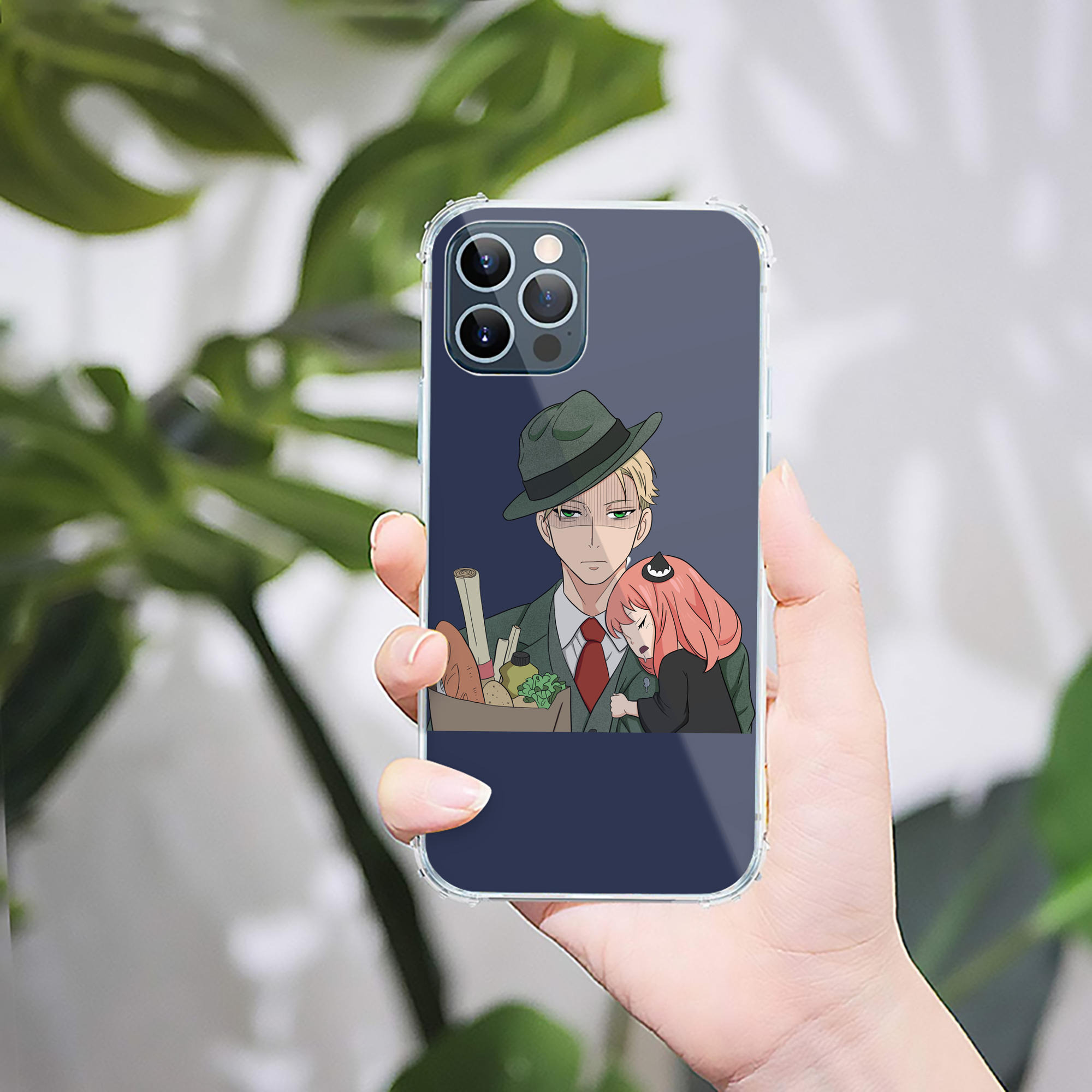 （画像用） SPY×FAMILY间谍家家酒 【iPhone 12シリーズ対応】透明スマホケース（クリアソフトケース）